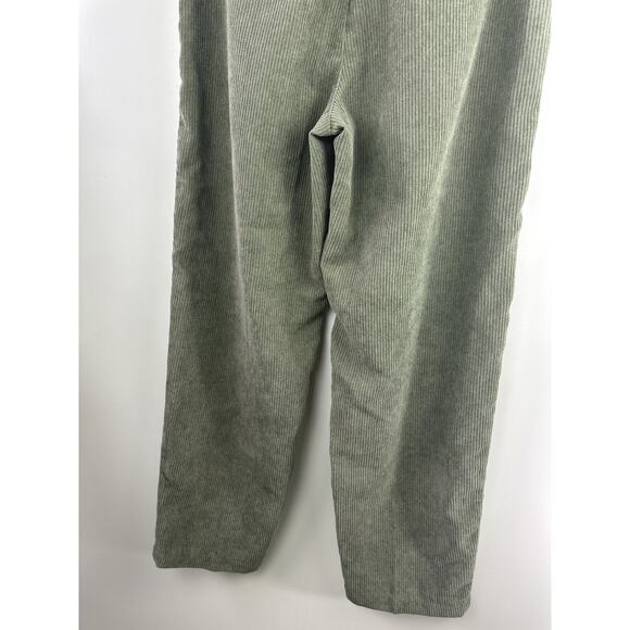 Madewell Corduroy High Rise Tapered Pants Distant Surplus Green Women's Size 6 - Picture 14 of 15